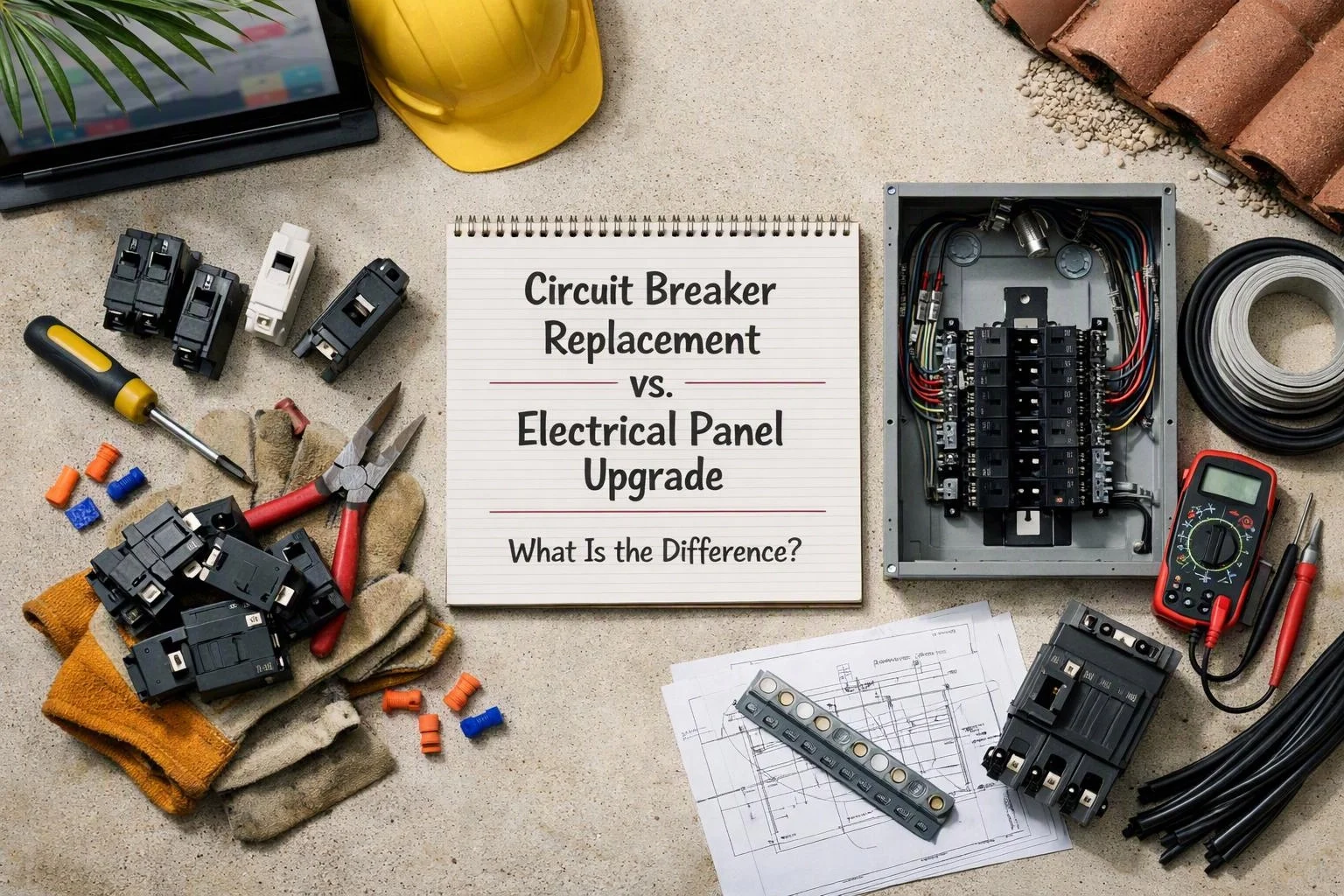 Circuit Breaker Replacement vs. Electrical Panel Upgrade: What Is the Difference?
