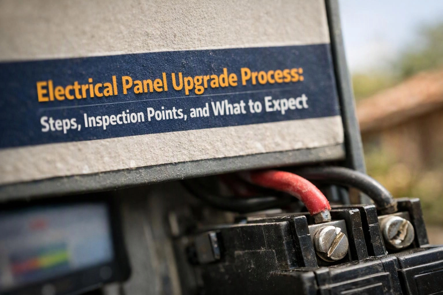 Electrical Panel Upgrade Process: Steps, Inspection Points, and What to Expect